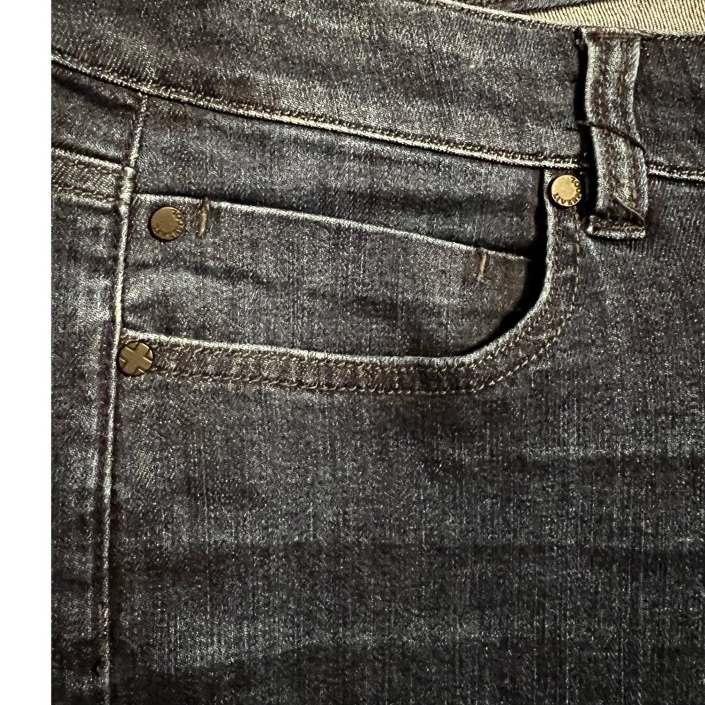 Liverpool LA The‎ Walking Short Wom. Size 18W Dark Denim Shorts Vintage Super D - Picture 4 of 9